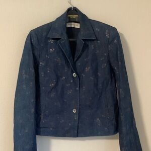 Elegant Navy Women's Blazer